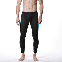 Men Modal Long Johns Mesh Thermal Pants Elastic Trousers Thermal Underwear Leggings
