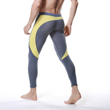 Men Modal Long Johns Mesh Thermal Pants Elastic Trousers Thermal Underwear Leggings