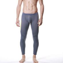 Men Modal Long Johns Mesh Thermal Pants Elastic Trousers Thermal Underwear Leggings