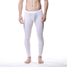 Men Modal Long Johns Mesh Thermal Pants Elastic Trousers Thermal Underwear Leggings