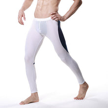 Men Modal Long Johns Mesh Thermal Pants Elastic Trousers Thermal Underwear Leggings