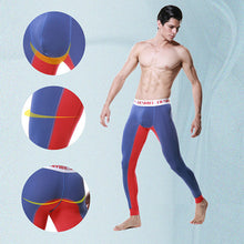 Men Modal Long Johns Warm Thermal Underwear Pants Elastic Trousers Bottoms