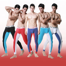 Men Modal Long Johns Warm Thermal Underwear Pants Elastic Trousers Bottoms