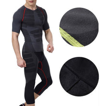 Men Pants Compression S Fittness Base Layers Skin Tights Cropped Tops