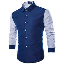Men Slim Fit Dress Shirts Celebrity  Business Casual Long Sleeve Fomal Shirt Top