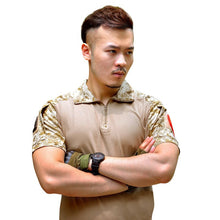 Men Army Combat Tactical T-shirts Military Short Sleeve Tops Camouflage Clothes CP ACU Tee Shirt Homme Multicamo