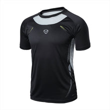 Men T-shirt Muscle Quick Dry Stretch Top Tee Shirt