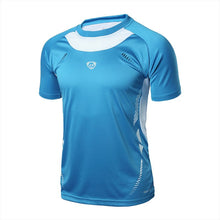 Men T-shirt Muscle Quick Dry Stretch Top Tee Shirt