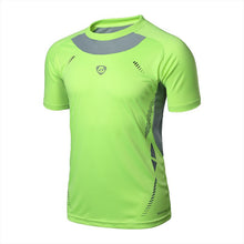 Men T-shirt Muscle Quick Dry Stretch Top Tee Shirt