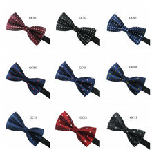 Men Tuxedo Classic Bowtie Woven Dots Bow Tie Necktie Novelty Wedding Adjustable