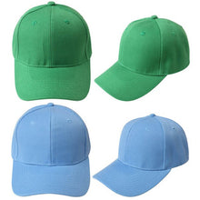 Men Women Plain Solid Cotton Baseball Cap Caps Blank Hat Washed Hats