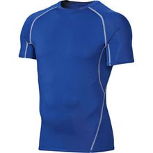 Men's Short Sleeve Compression S T-shirts Tees Base Layer Casual Tight Tops