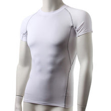 Men's Short Sleeve Compression S T-shirts Tees Base Layer Casual Tight Tops