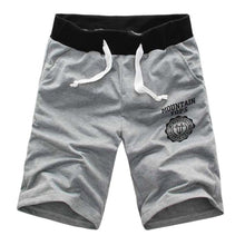 Men's Slim Short Trousers Casual Jogger Mens Gray Black Cotton Sweatpants Fitness Workout Shorts Homme M-XXXL