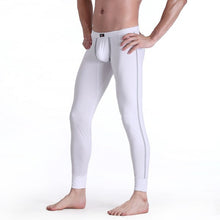 Men's Soft Long Johns Pants Warm Thermal Underwear Low Rise Underpant