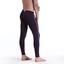 Men's Soft Long Johns Pants Warm Thermal Underwear Low Rise Underpant