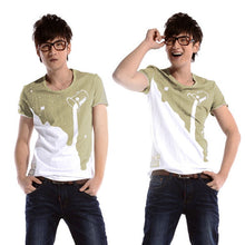 Men's 3D Designer Tees Shirt Short Sleeve T-shirts Milk Printed Cotton Plus  Men Tshirt Homme