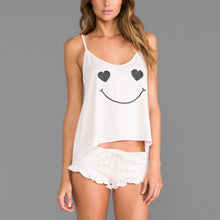 Funny pajamas Casual Sleepwear Women's  Cotton Blended Shirt + Shorts Pants