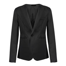 Men Casual Slim Fit Blazer Suit Coat Wedding Party Tops Hombre Jackets Black Grey