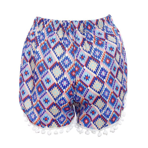 Shorts Women Lady Sexy Printed High Waist Short Femme
