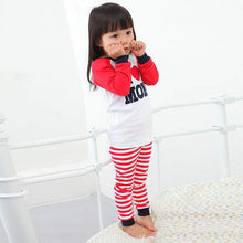 Baby Clothes Girl Boy Clothes Set Long Sleeve T-shirt Tops + Stripe Pants Sets 2pcs Costume