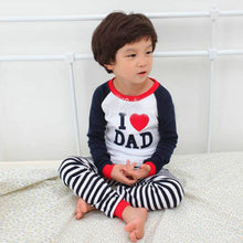 Baby Clothes Girl Boy Clothes Set Long Sleeve T-shirt Tops + Stripe Pants Sets 2pcs Costume