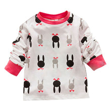 Baby Kids Girl Boy Tracksuit Bunny Rabbit Cotton Pajamas Underwear Suit 0-7 Y Y2