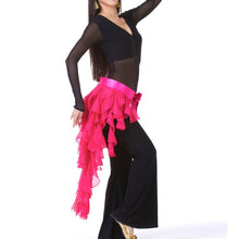 Belly Dance Costume Tassel Wrap Belt Chain Skirts Chiffon Hip Scarf Tribal Waves