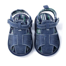 Blue Jean Baby Girl Boy Sandals Shoes Toddler First Walkers Shoes