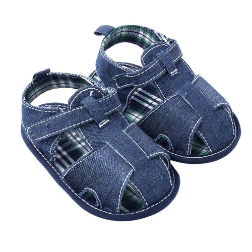 Blue Jean Baby Girl Boy Sandals Shoes Toddler First Walkers Shoes