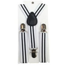 Boys Girls Stripes Y-Back Suspenders Child Elastic Adjustable Clip-On Braces