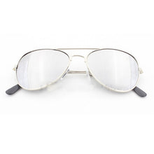 Girls Boys Metal Frame Mirror Lens Sunglasses Square Eyeglasses Eyewear For Kids PY6