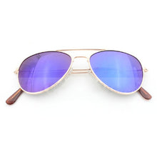 Girls Boys Metal Frame Mirror Lens Sunglasses Square Eyeglasses Eyewear For Kids PY6