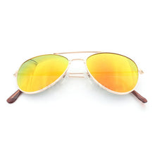 Girls Boys Metal Frame Mirror Lens Sunglasses Square Eyeglasses Eyewear For Kids PY6
