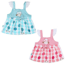 Girls Printed Cute Baby Sleeveless Halter Polka Dot Dress + Pants Cotton Clothes 1-3 Year