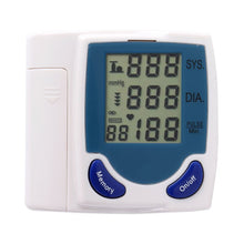 Health Care Wrist digital lcd Blood Pressure Monitor Automatic Tonometer Meter For Measuring Pulse Rate PY7