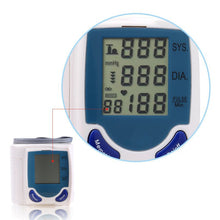 Health Care Wrist digital lcd Blood Pressure Monitor Automatic Tonometer Meter For Measuring Pulse Rate PY7