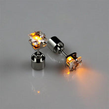 LED Flashing Light Up Earring Bling Dance Party Disco Ear Studs