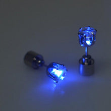 LED Flashing Light Up Earring Bling Dance Party Disco Ear Studs