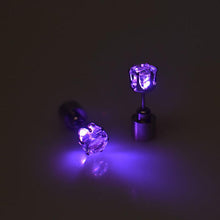 LED Flashing Light Up Earring Bling Dance Party Disco Ear Studs