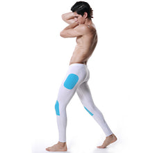 Men Modal Long Johns Pants Splice Trousers Thermal Underwear Bottom