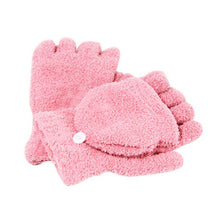 Men Women Gloves Warm Half Finger Flip Knitted Mittens Glove 6 Colors
