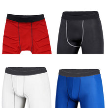 Mens Compression Base Layer Pencil Long Pants Tights 5 s 4 Colors Freeeshipping