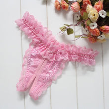Sexy Lingerie Women Lace Open Crotch Panties Knickers Briefs G-string Thongs Underwear Intimates