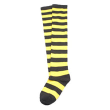 Sexy Women Ladies Over the Knee Thigh High Striped Cotton Stockings