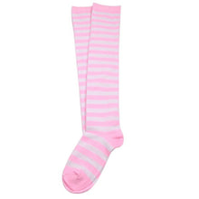 Sexy Women Ladies Over the Knee Thigh High Striped Cotton Stockings
