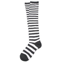 Sexy Women Ladies Over the Knee Thigh High Striped Cotton Stockings