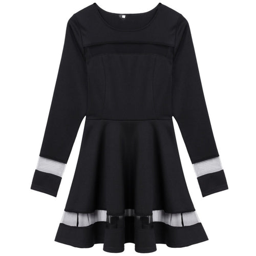 Sexy Women Long Sleeve Bodycon Casual Party Evening Short Mini Dresses