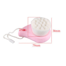 Soft Mild Fiber Facial Face Deep Cleansing Clean Wash Pore Care Brush Head