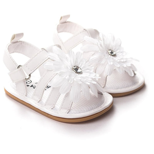 Cute Baby Girls Sandals Princess Flowers Toddlers Kids Shoe Girl Shoes Kids First Walkers